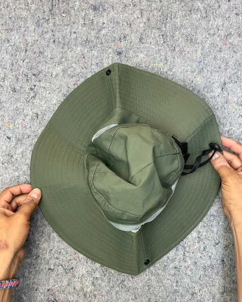 Green Rain Hat
