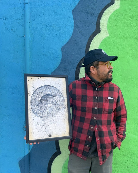 Framed Limited Edition Constellation Print From Bowery Ballroom, 14x20"
