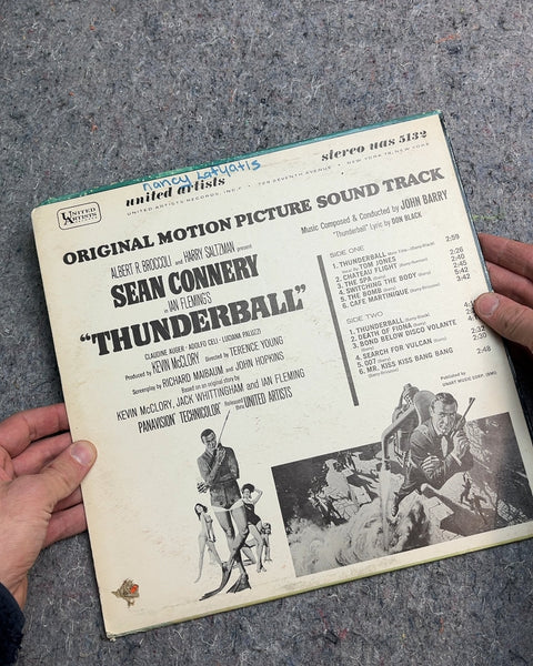 Original Motion Picture Sound Track Thunderball by John Barry Vinyl