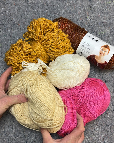 Yarn Lot Of Assorted Colors