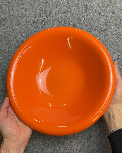 Pretty H&M Home Orange Ceramic Serving Bowl, 12"