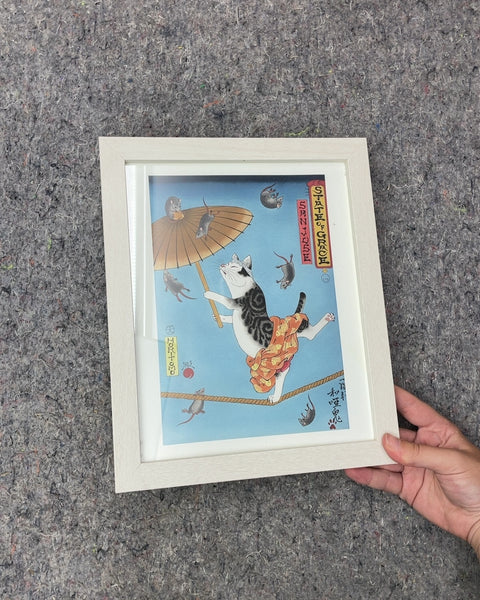 A Fourth Japanese Cat Art Print