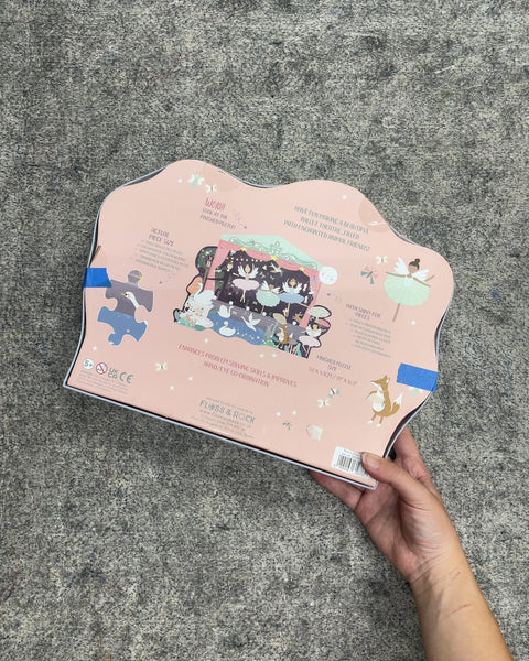 Floss & Rock Ballet 80-Piece Shaped Foil Jigsaw Puzzle