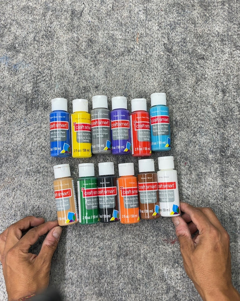 Craft Smart Satin Acrylic Paint Set