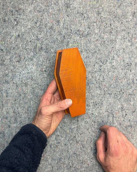 Wooden Coffin Trinket Box