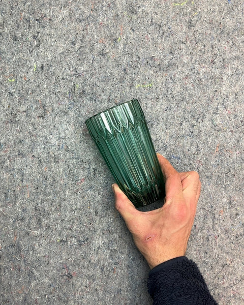 Pretty Green Glass Vase