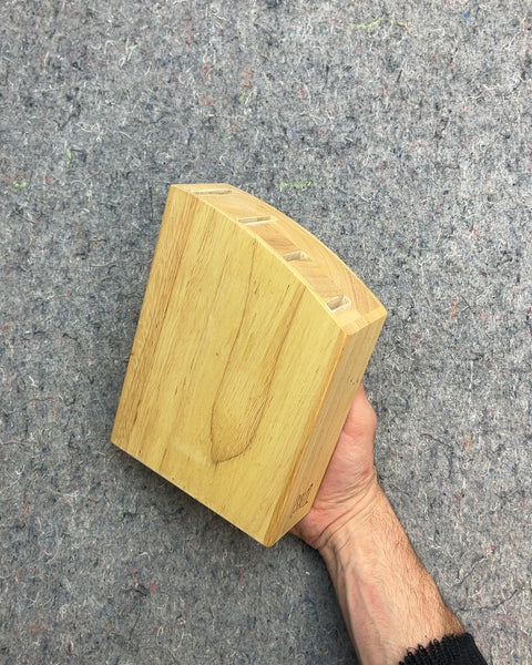 Wooden Knife Block For 4 Knives