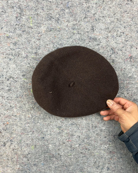 Brown Beret Hat