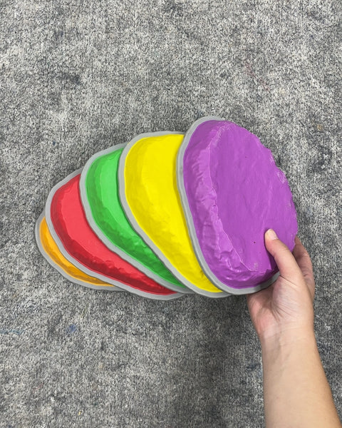 Colorful Stepping Stones Set