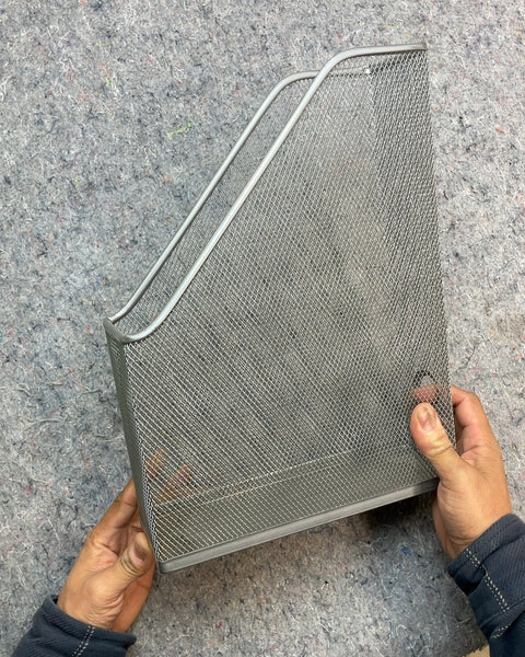 Metal Mesh Magazine File Holder