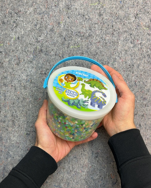 Perler Dinosaur Craft Bead Bucket Activity Kit