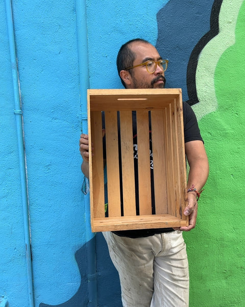 Another Wooden Storage Crate, W12xL18xD9"
