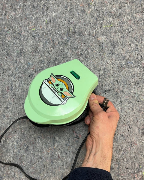 Star Wars Baby Yoda 4"" Mini Waffle Maker
