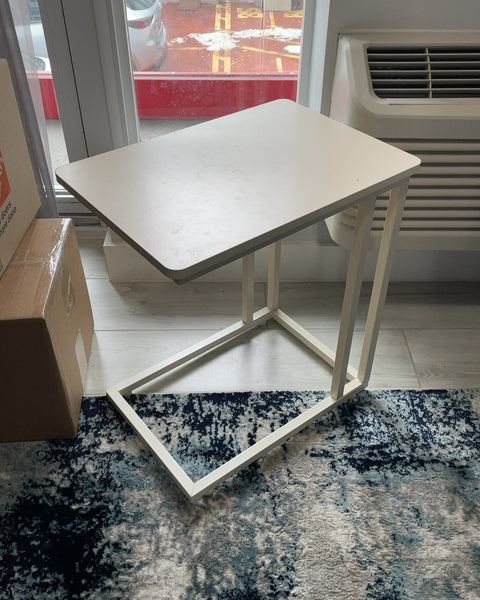 White C Table, 20x14x21”