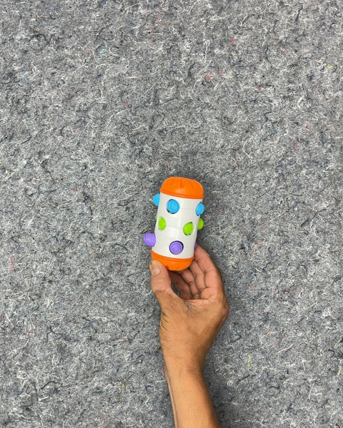 Orange and White Pop It Fidget Toy