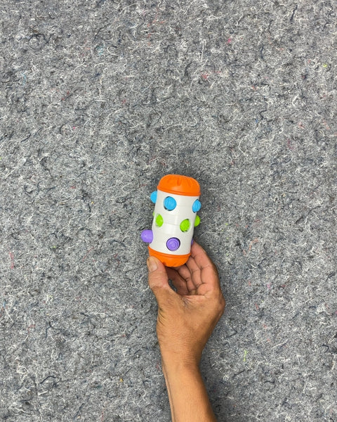 Orange and White Pop It Fidget Toy