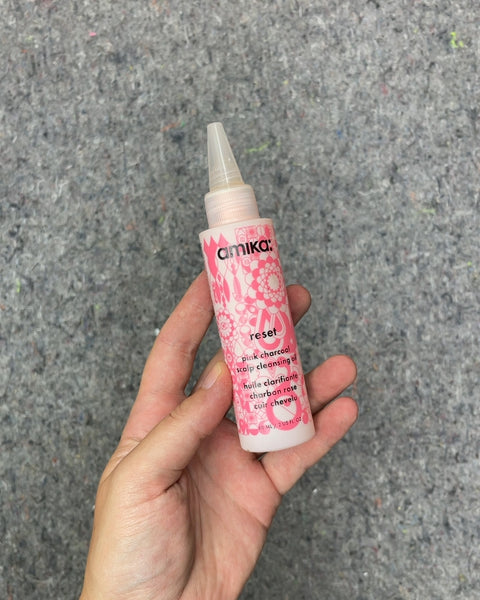 Amika Reset Pink Charcoal Scalp Cleansing Oil