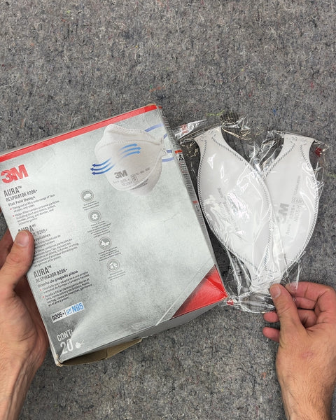 3M Aura Respirator 9205+ N95 Face Masks, 20 Count
