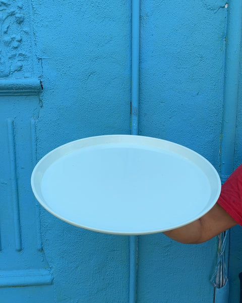 Light Blue Camtray Serving Tray Made In The USA, 16"