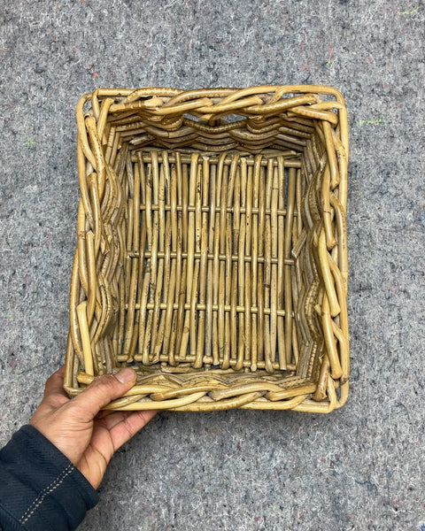 Wicker Basket, 9x4.5x6"