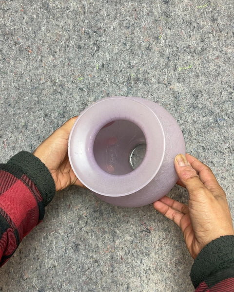 Bigass Lavender Glass Vase