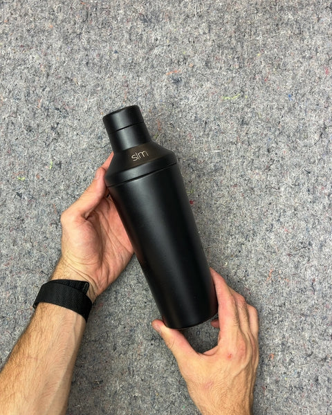 Slim Black Cocktail Shaker
