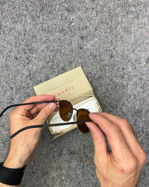 Tokyo Sunglasses in Caramel Brown by Tabulae Eyewear