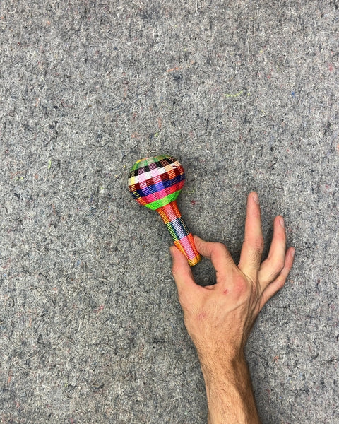 Colorful Woven Maraca