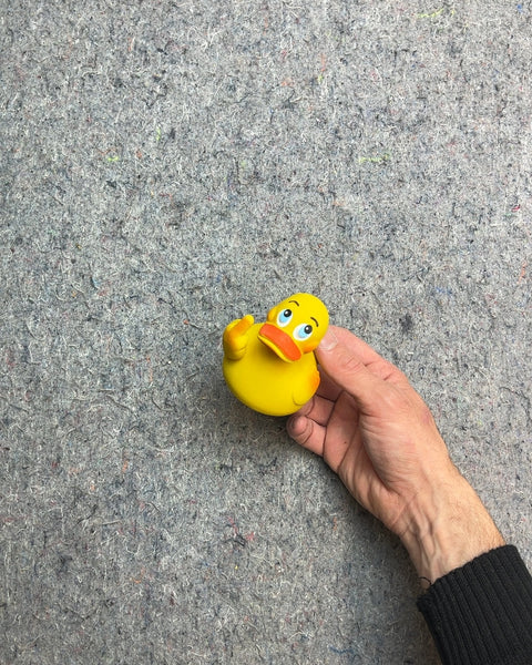 Middle Finger Yellow Rubber Duck Bath Toy