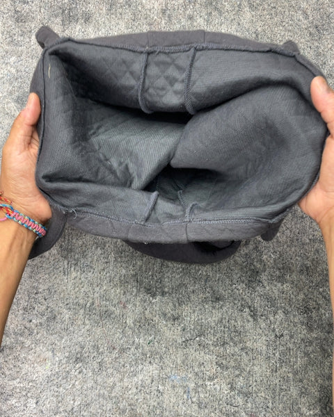 Fashion Brand Company Quilted Gray Tote Bag