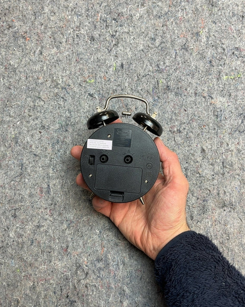Black Twin Bell Alarm Clock