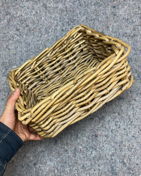 Wicker Basket, 9x4.5x6"