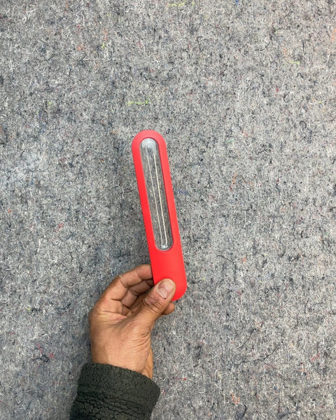 Red Measurement Magnifying Glass