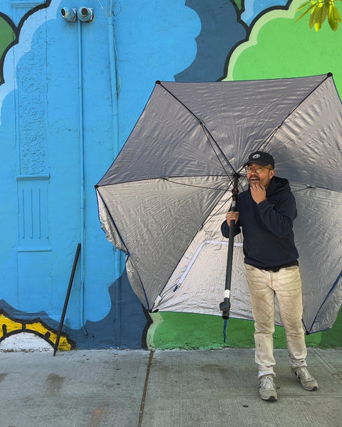 Sport-Brella Super-Brella SPF 50+ Sun and Rain Canopy Umbrella, 8-Foot