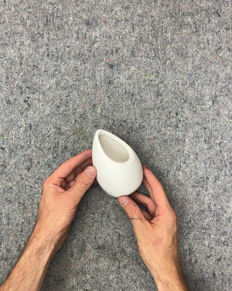 White Ceramic Bud Vase