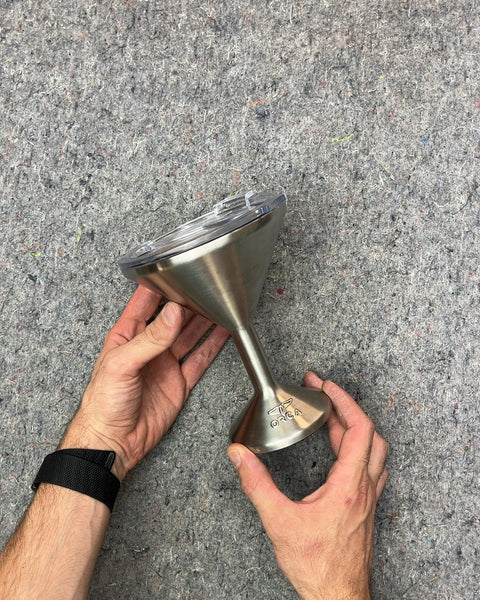 ORCA Stainless Steel Martini Glass with Lid Tumbler