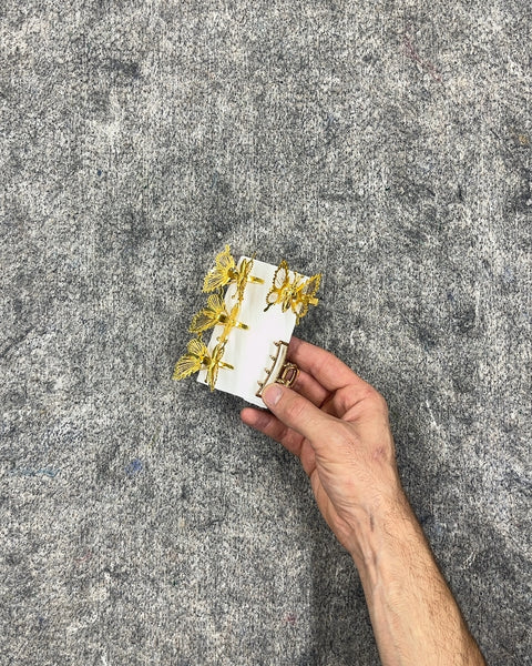 Gold Butterfly Hair Clips