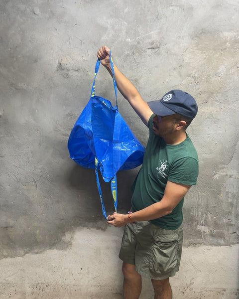 IKEA Frakta Blue Shopping Bag