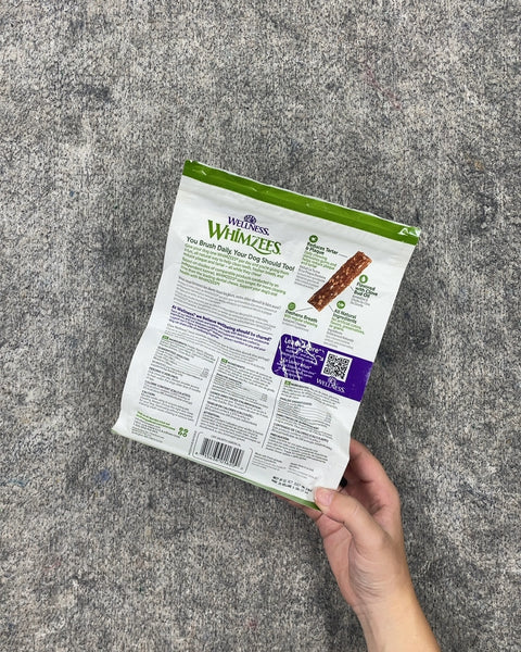 Wellness Whimzees Natural Dental Treat Veggie Strip, Size M