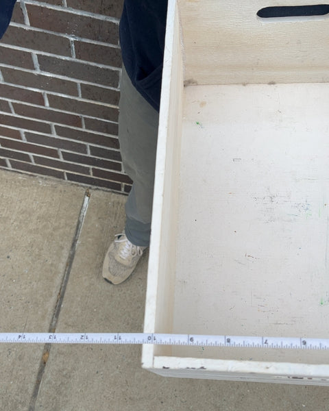 Wooden Storage Crate, 10x14"