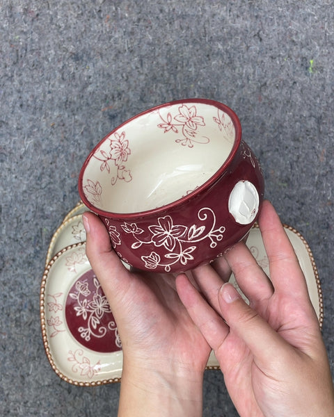 Ceramic Soup Bowls and Serving Plates