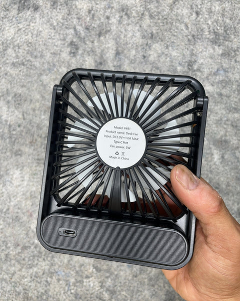 Portable Folding USB Desk Fan (Model F491)