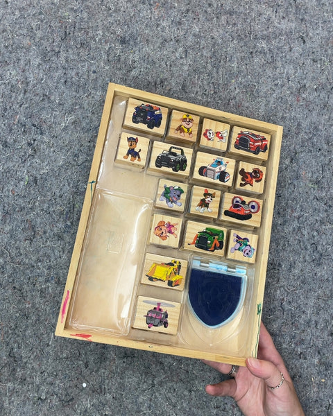Paw Patrol Wooden Stamp Set