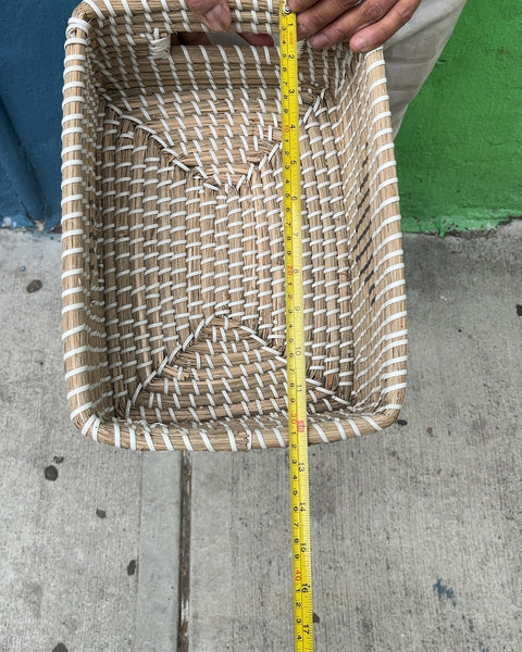 Woven Storage Basket, L12"