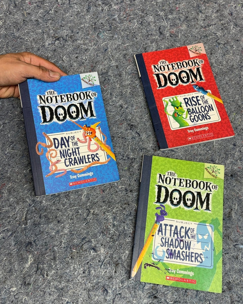 The Notebook of Doom Series by Troy Cummings