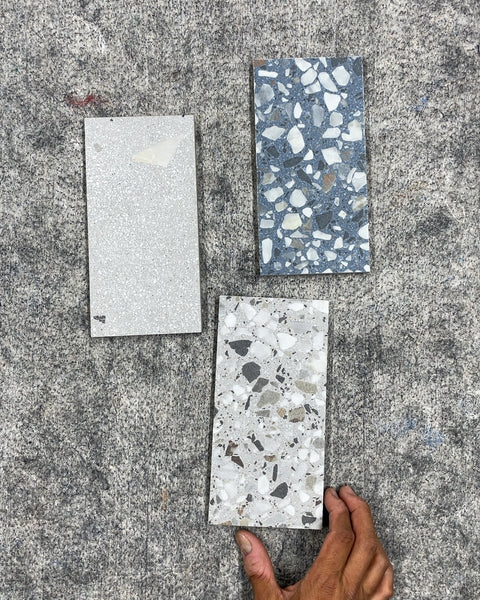 Some Terrazzo Tiles, 4x10"