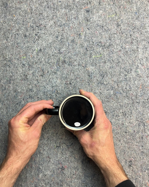 Yap Black Ceramic Coffee Mug