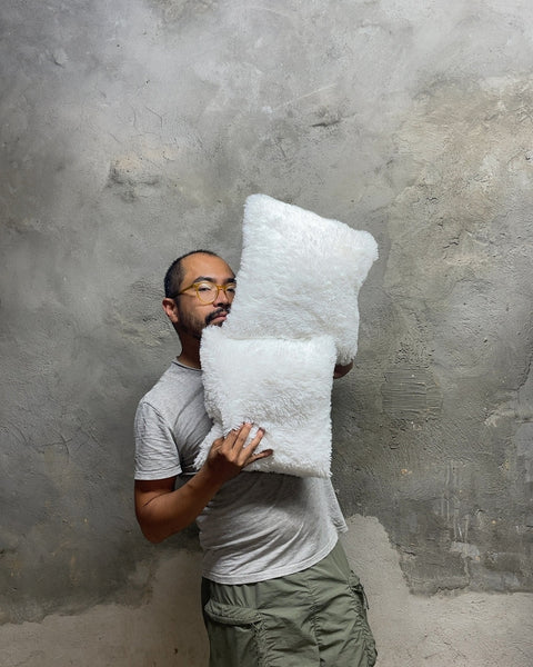 Gold Sequins Pillows with Fluff