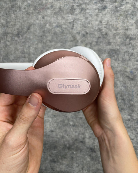 Glynzak Wireless Over-Ear Headphones, Rose Gold (WH207A), tested