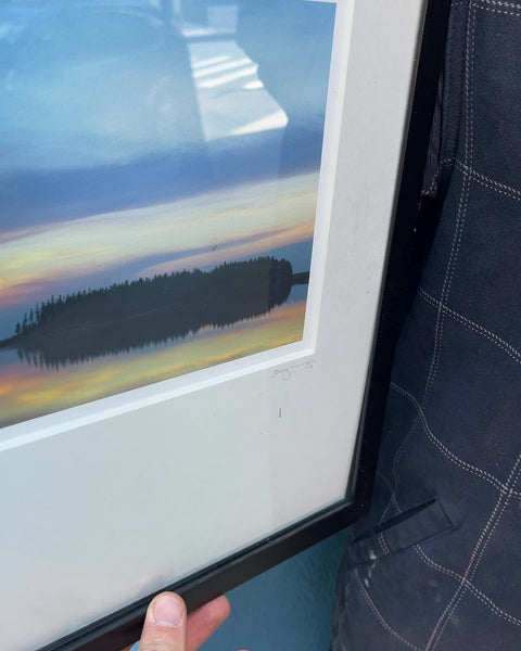 Sexy Framed Landscape Art Print, 12x15"
